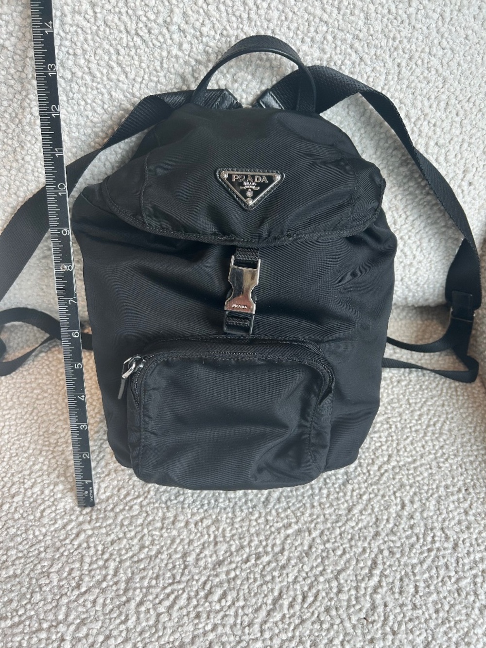 PRADA black  backpack